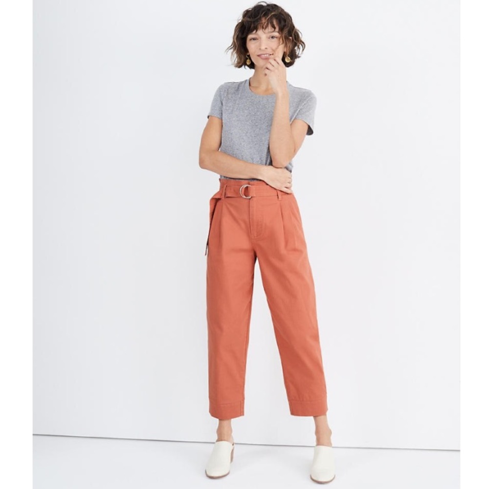 Madewell Tapered Paperbag Pants